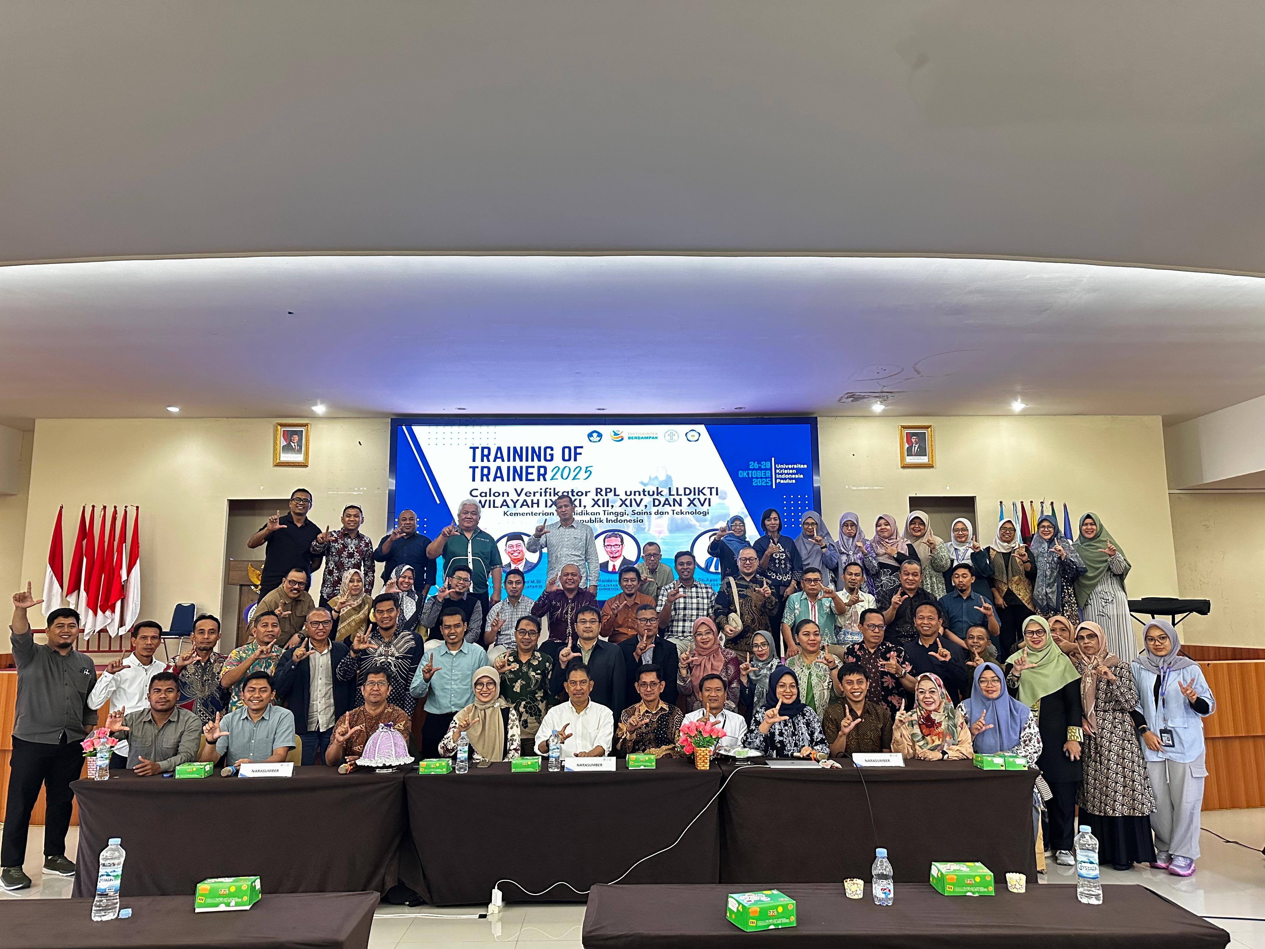 Pembukaan ToT Calon Verifikator RPL